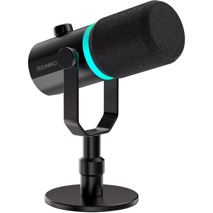 FEELWORLD PM1-XS Microfono dinamico XLR/USB per podcasting, registrazione, giochi, streaming live, PM1-XS FEELWORLD PM1-XS Microfono dinamico XLR/USB per podcasting, registrazione, giochi, streaming live, PM1-XS
